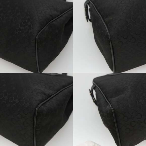 CELINE C Macadam Canvas Hand Bag Black - Picture 10 of 12